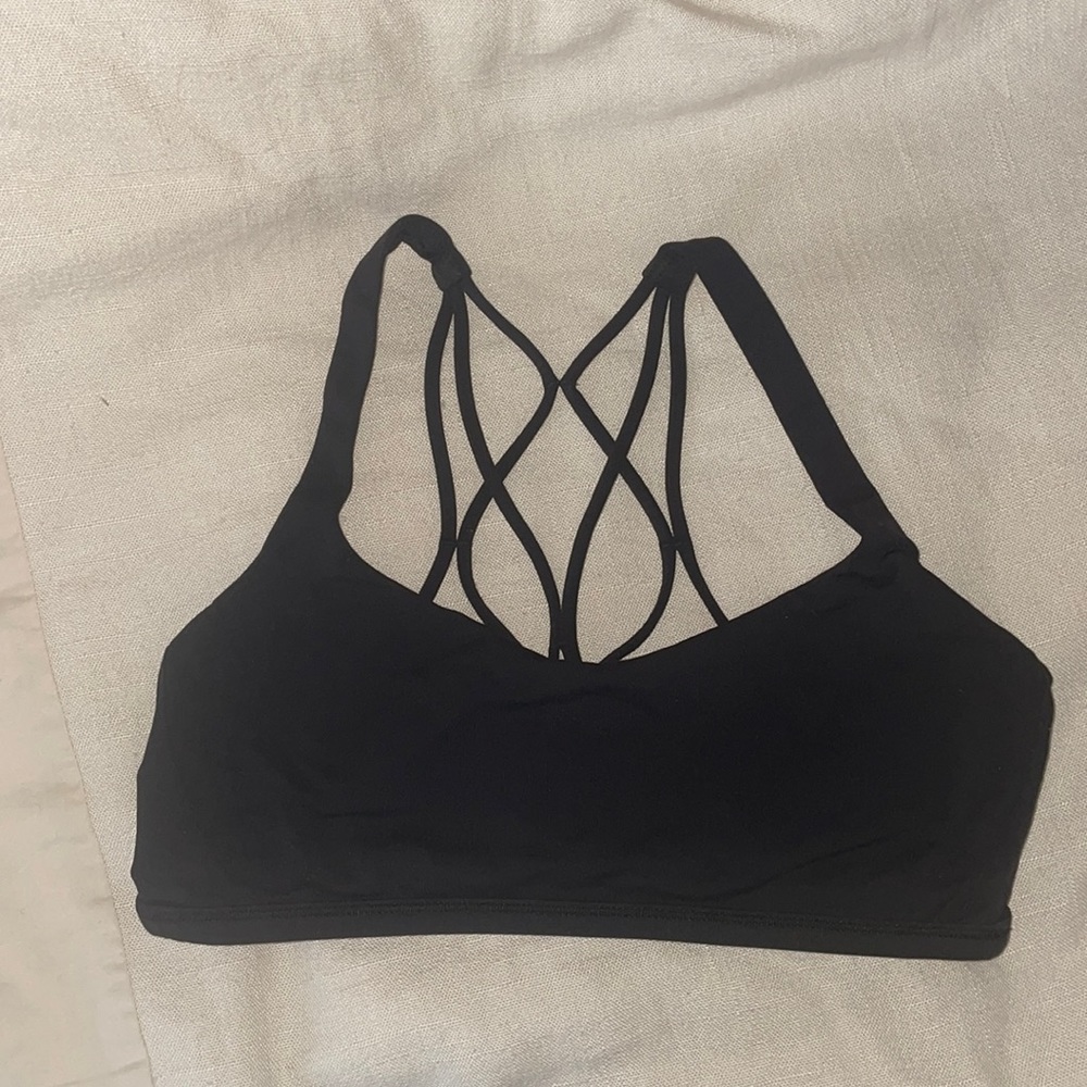Lululemon black sports bra